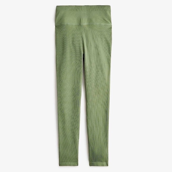 J. Crew High Rise Ribbed Leggings - Picture 2 of 8